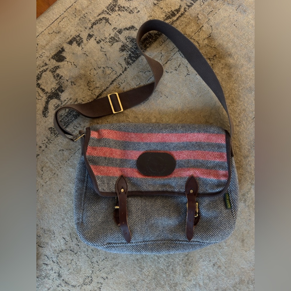 Duluth Pack wool book bag